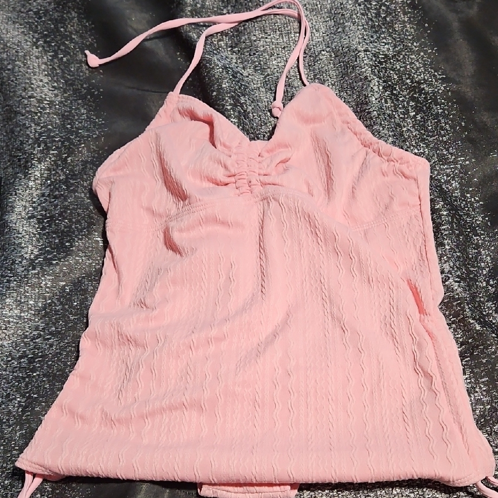 Pink One Piece Swim Suit.